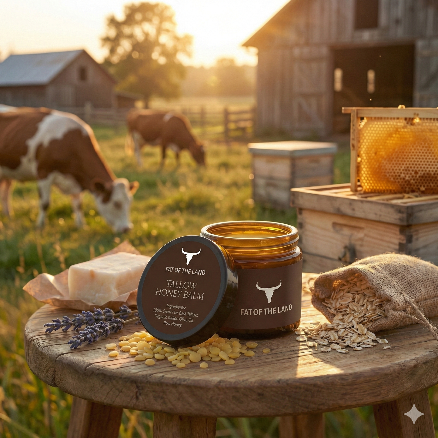 Beef Tallow & Honey Balm