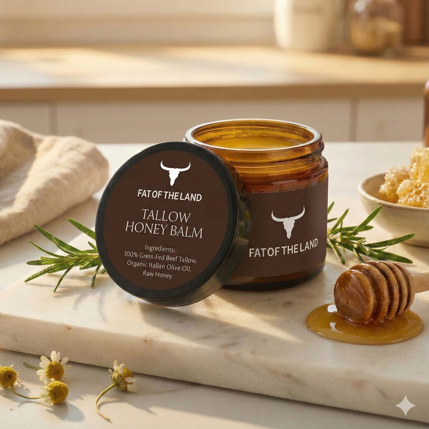 Beef Tallow & Honey Balm